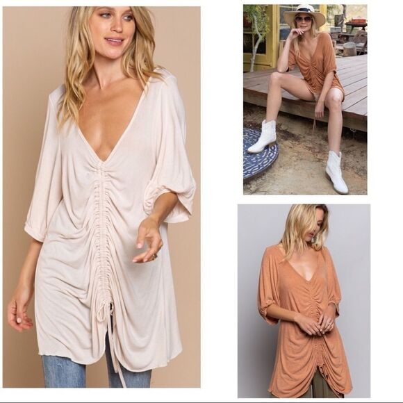 RELAXED To The Max knit top Adjustable Tie String - Picture 4 of 15